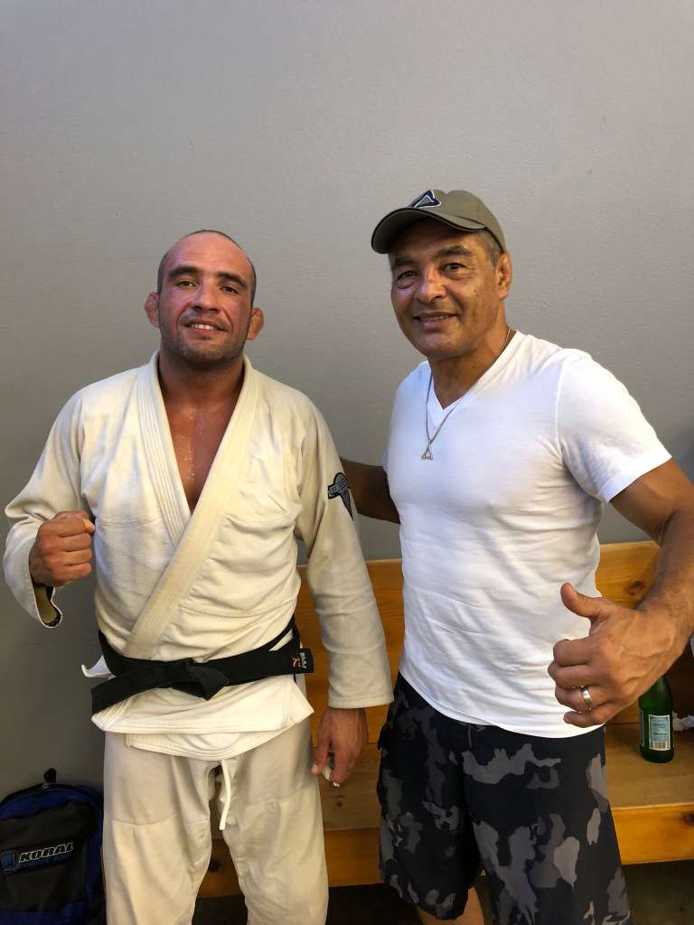 With Rickson Gracie